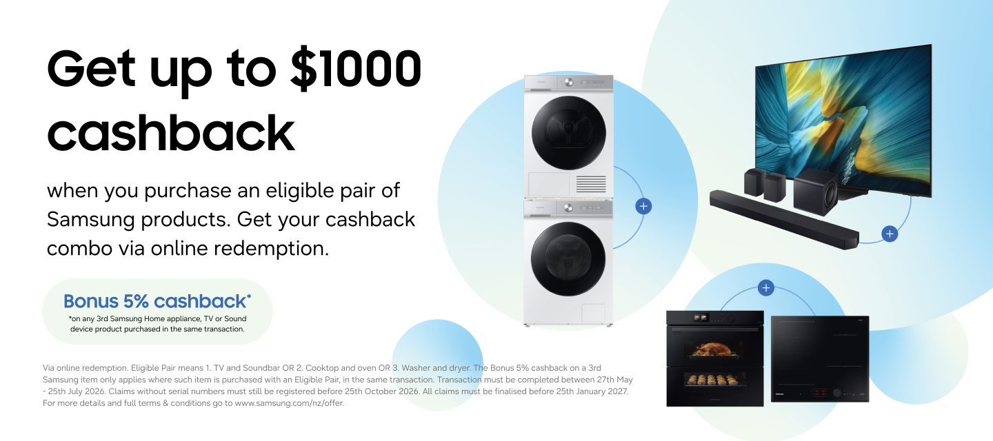 Samsung TV Cashback Promotion | Samsung NZ